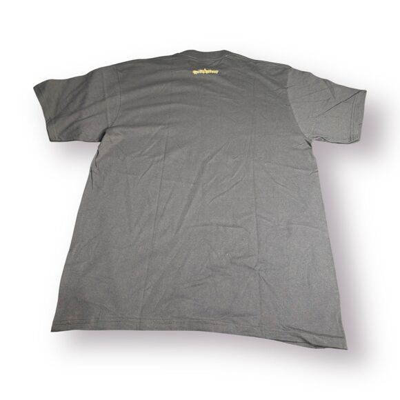 Quiksilver Graphic T-Shirt Size Large Dark Gray Shirt Retro 100% Cotton Skater - Picture 3 of 4